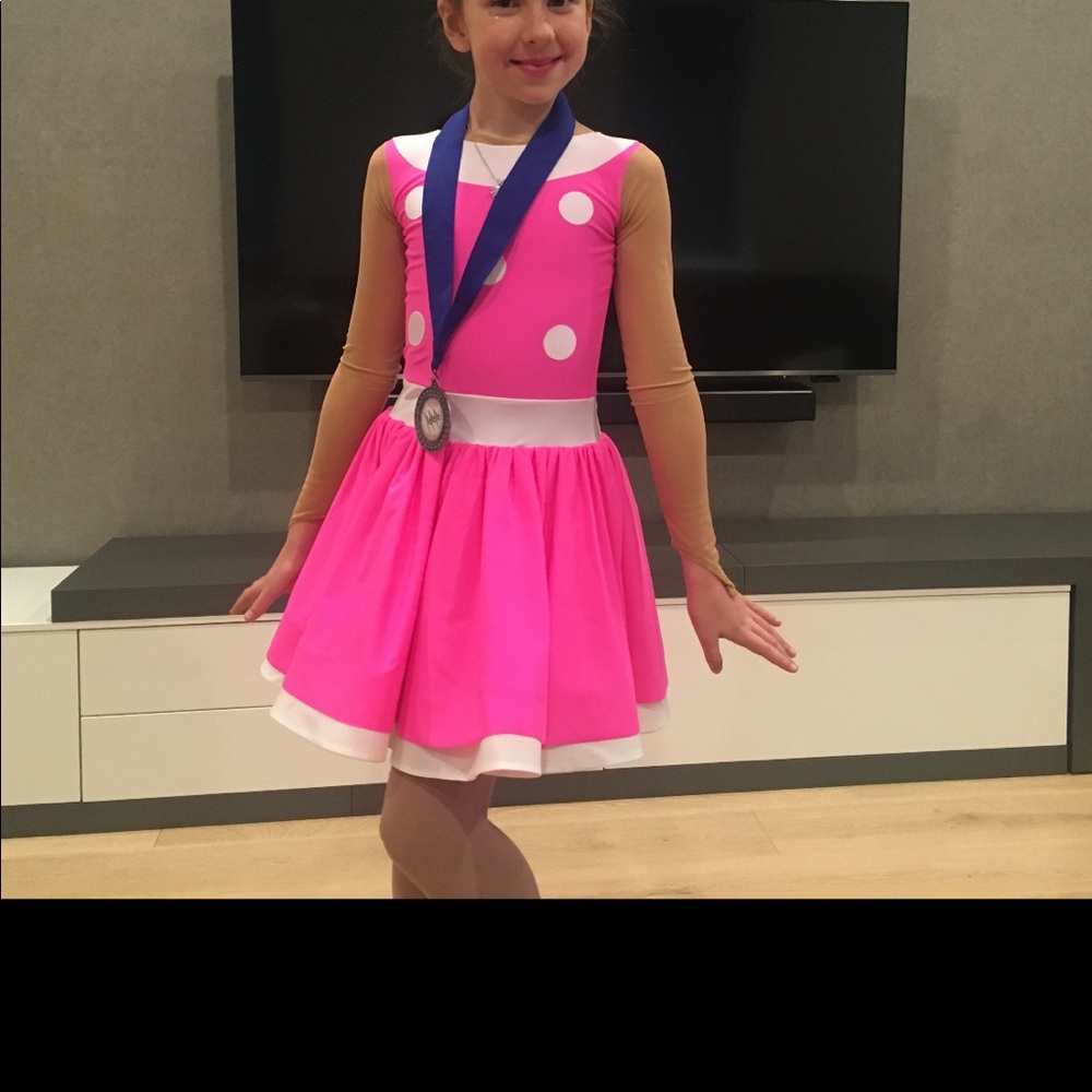 Ice skating/ dance custom made performance dress